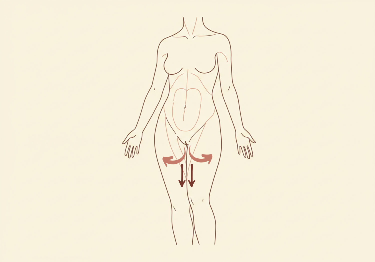 Illustration montrant un guide &eacute;tape par &eacute;tape pour l&rsquo;&eacute;tirement manuel des l&egrave;vres avec un mouvement doux vers l&rsquo;ext&eacute;rieur